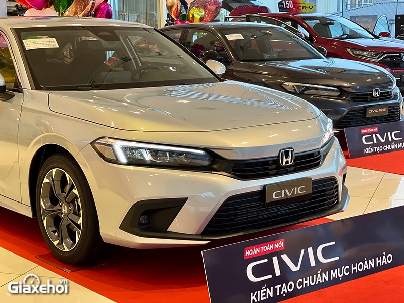 dau xe honda civci g 2022 giaxehoi vn 4 - So sánh Honda Civic 2022 và MG5 2022: “Lão làng” đụng độ “tân binh”